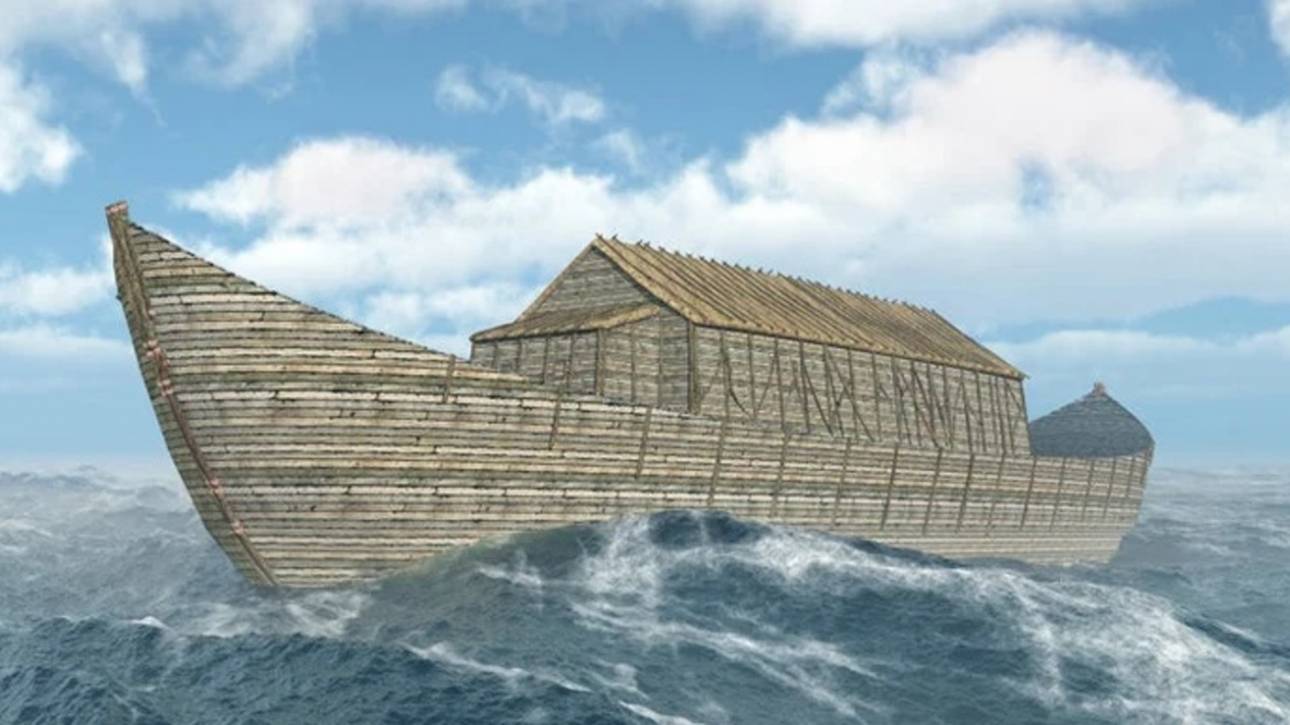 Illustration de l'arche de Noé sur l'eau TMPI Yeshiva